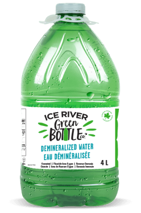 4L bottle of Demineralized Ice River water