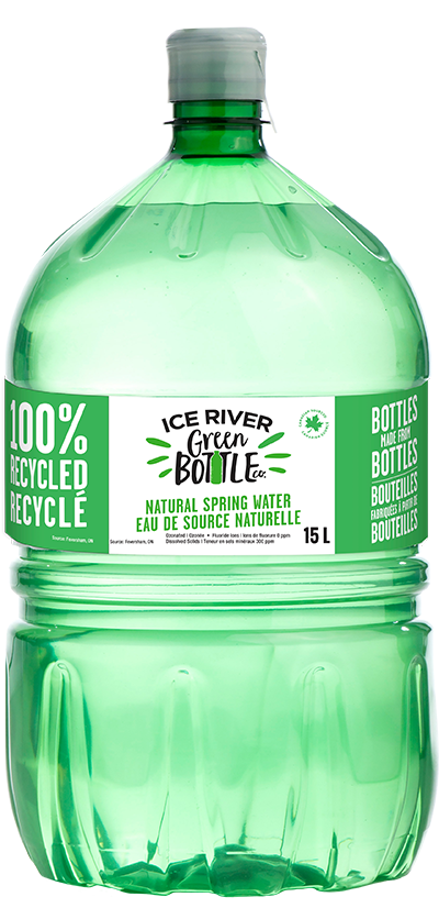 Ice River Green Bottle Co. 15L Jug of water